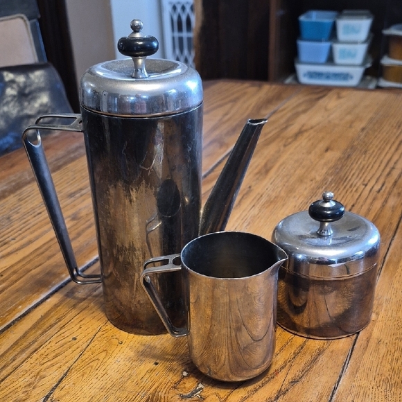Art Deco Other - Elegant Silver Tea Set